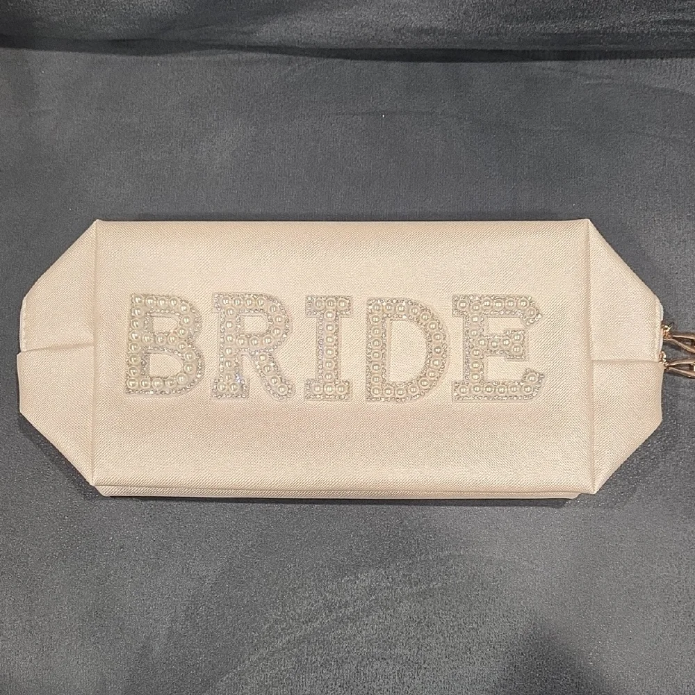 Bride Pearl Makeup Bag